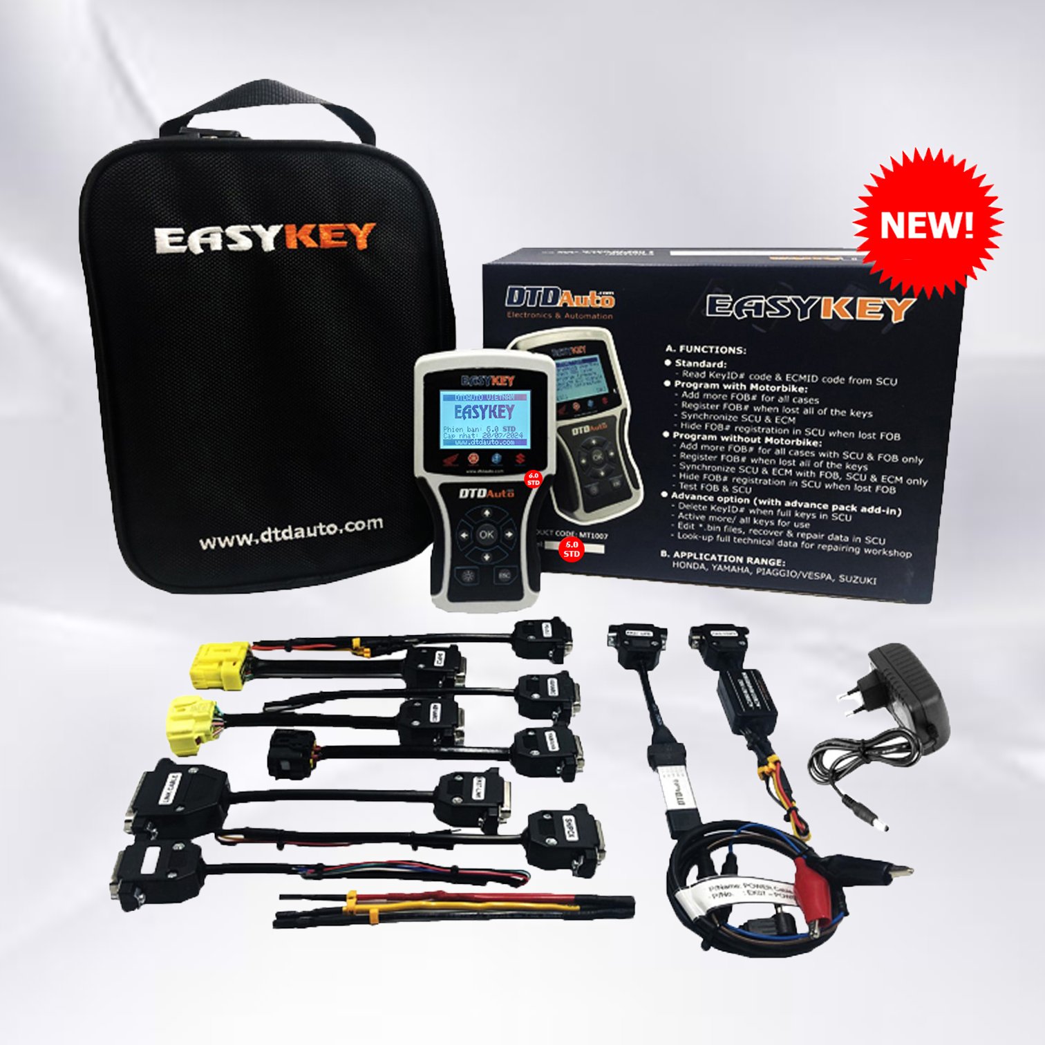 EASYKEY ADAPTER - An electronic converter used for ODO-meter correction, Used for some ACG HONDA OFF/ ON Smart Key functions