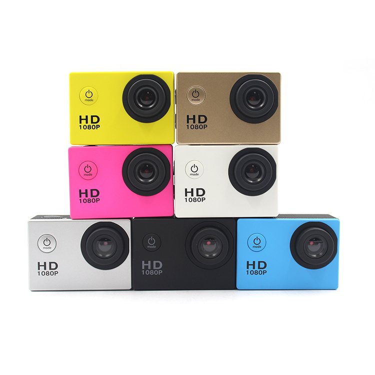 Factory Price Action Camera sports camera HD 1080p mini camcorders go pro 9 motorcycle helmet slow motion Camera video full hd
