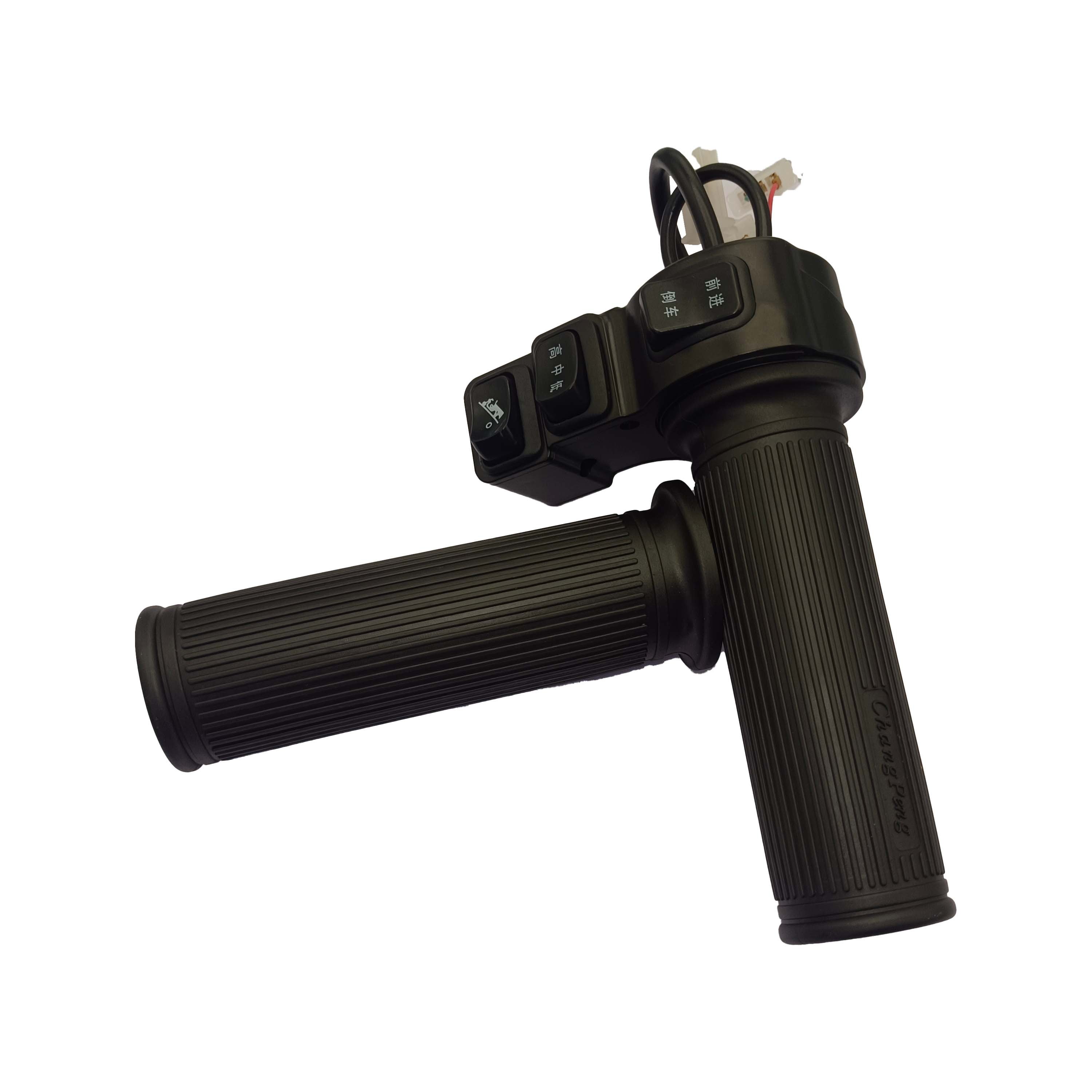 Customized Electric Bike Scooter Motorcycle Throttle 24v 36v 48v Twist Throttle Accelerator With F R Switch