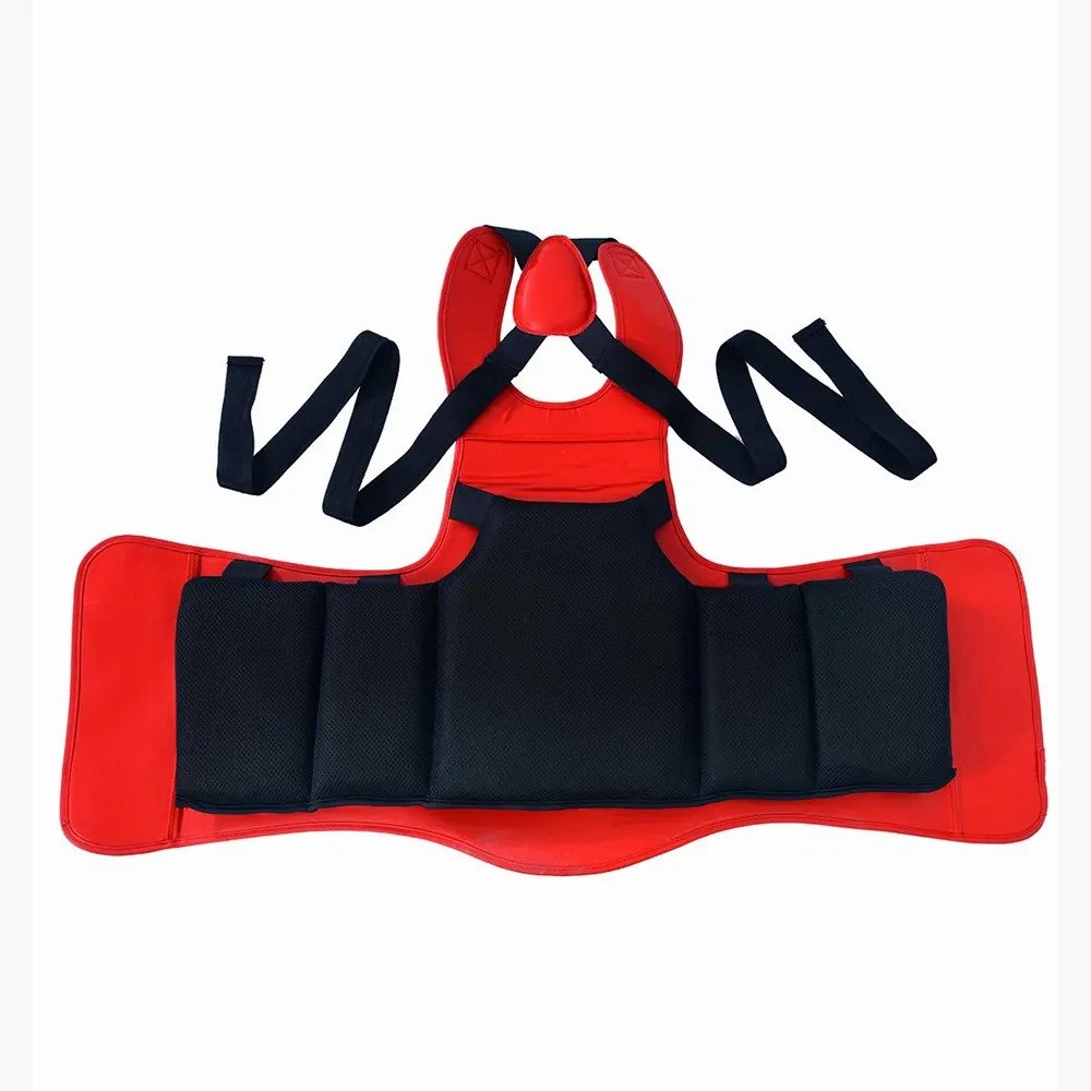 Custom Logo Taekwondo Chest Guard Boxing Body Protector Martial Arts Rib Shield Target Training For Adults Or Kids