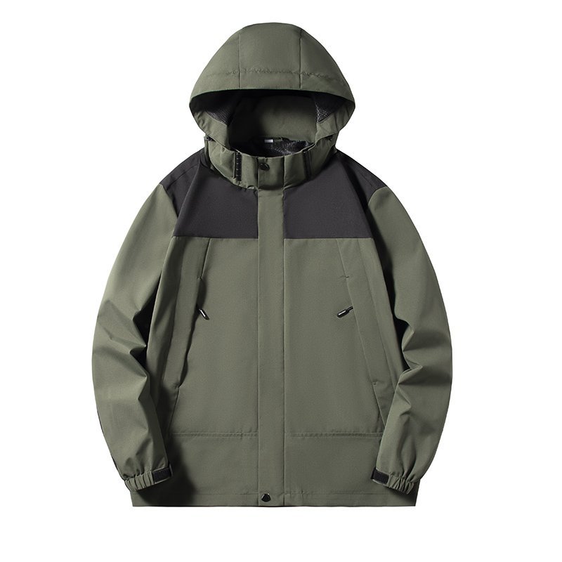 2024 Varsity White Hooded Vintage Track Security Green Bike Riding Windbreaker Running Jacket Motorcycle Men's