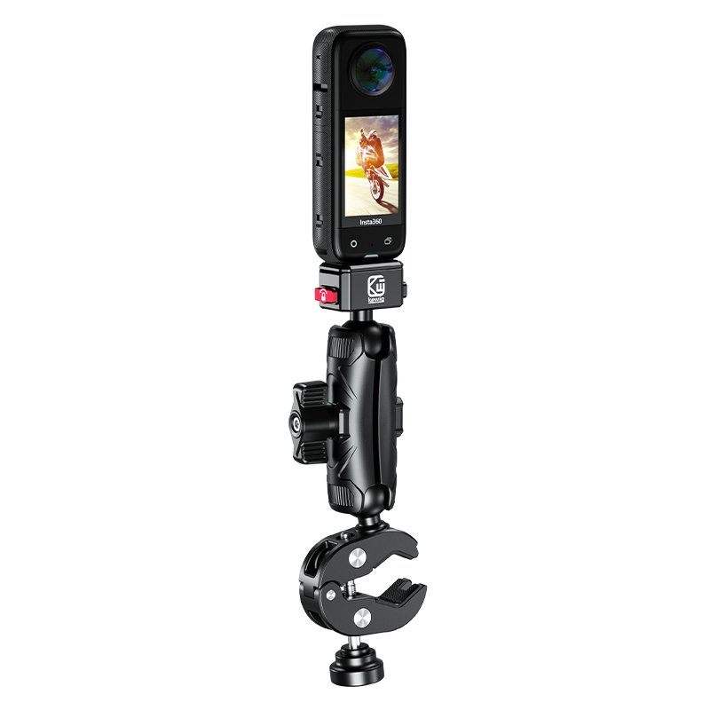Insta 360 Riding Sport Camera bracket Aluminum Motorcycle Action Camera Quick Release Mount