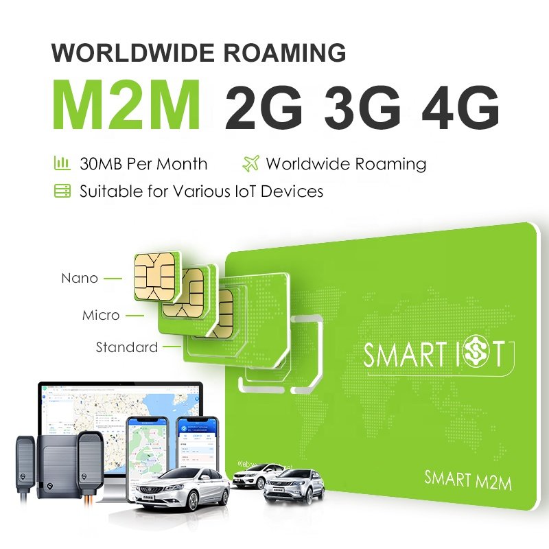 Used On Location Tracker GPS Tracking Device Global Internation IoT M2M SIM Card Tracker