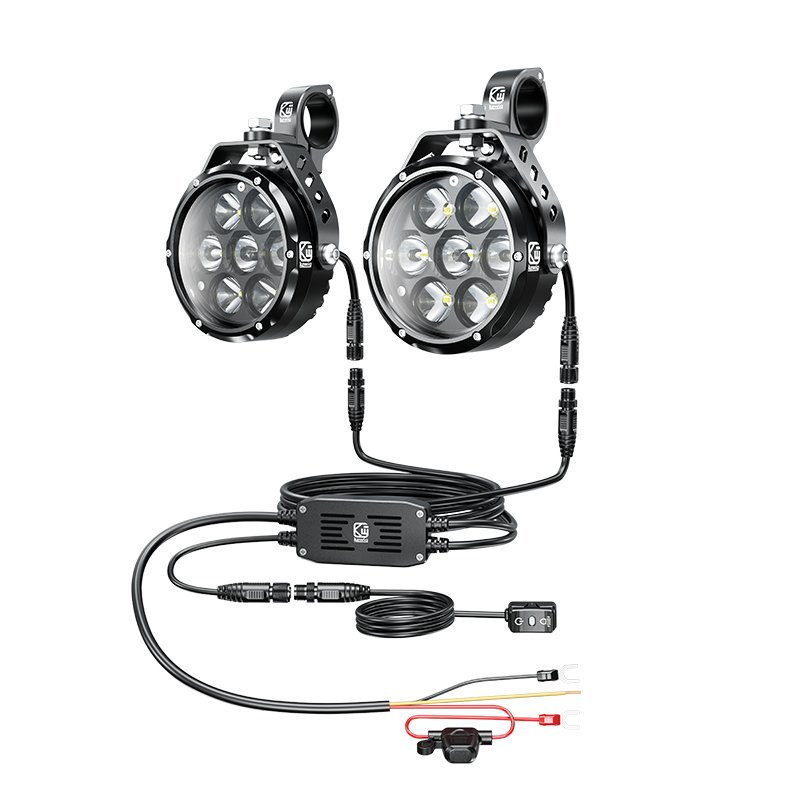 90w Motorcycle Accessories Auxiliary Light Led Lamps IP68 Waterproof Motorcycle Headlight for ADV BMW AdV