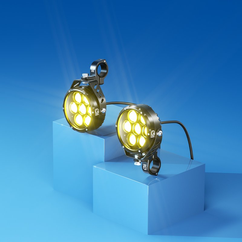 90w Motorcycle Accessories Auxiliary Light Led Lamps IP68 Waterproof Motorcycle Headlight for ADV BMW AdV