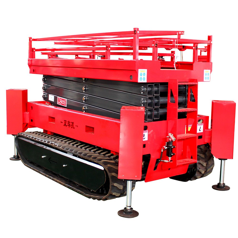 Hydraulic Scissor Lift Motorcycle Lift Platform With Air Pump