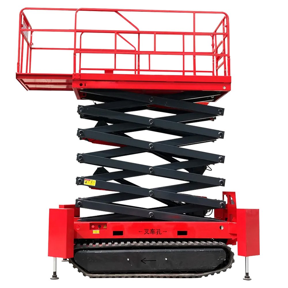 Hydraulic Scissor Lift Motorcycle Lift Platform With Air Pump