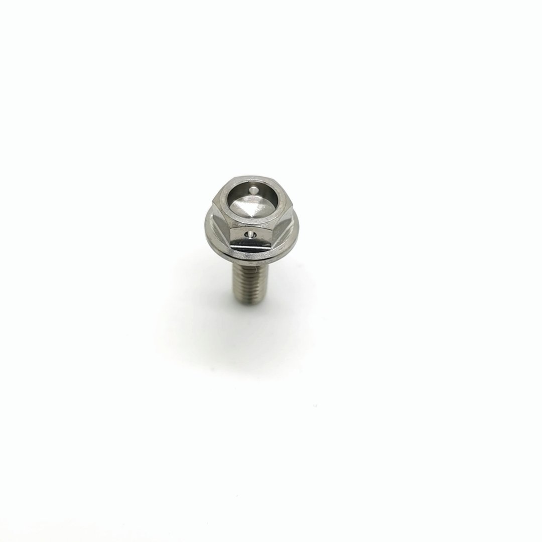 High Strength titanium bolt and nut hex bolt Gr5 titanium alloy titanium fastener used car motorcycle