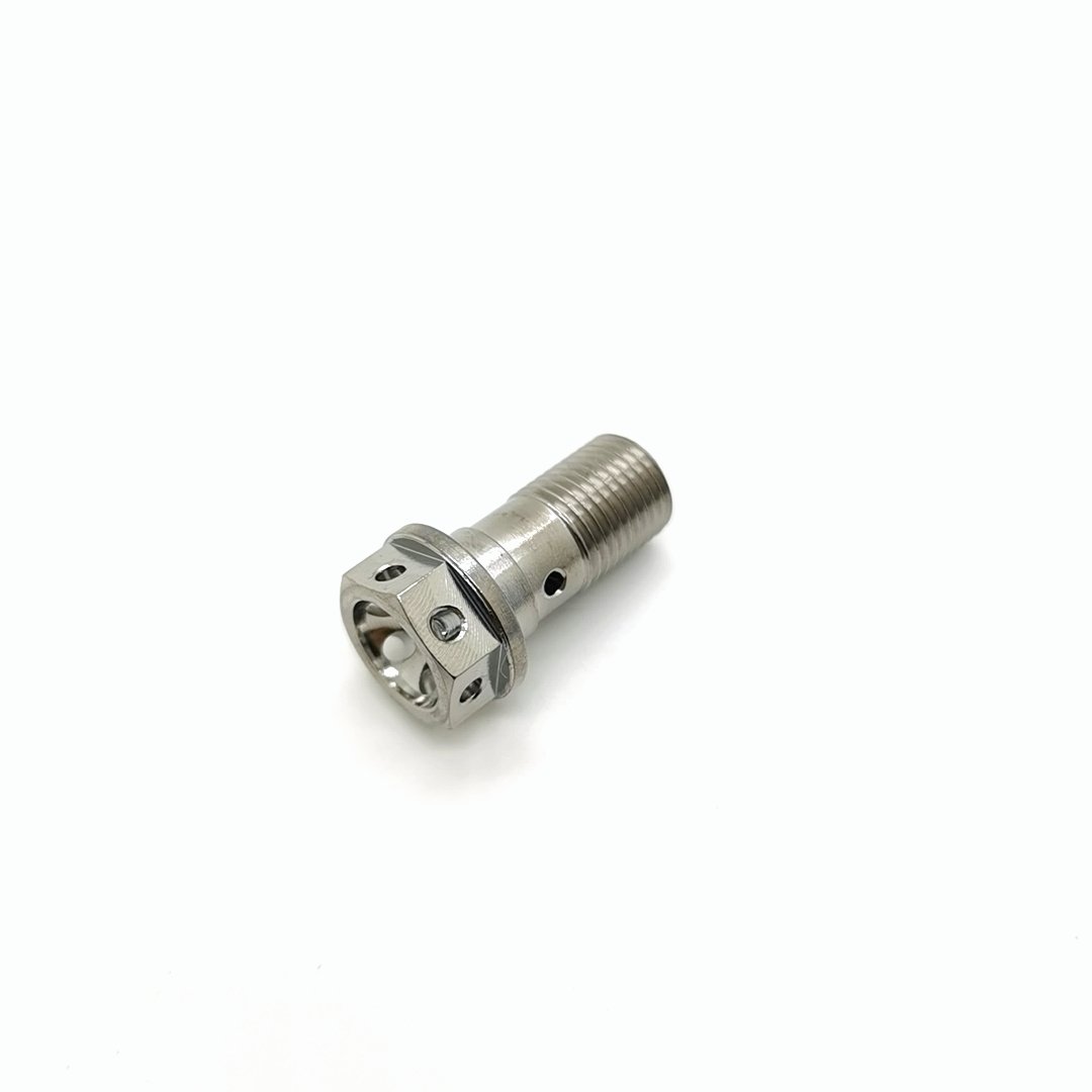 High Strength titanium bolt and nut hex bolt Gr5 titanium alloy titanium fastener used car motorcycle