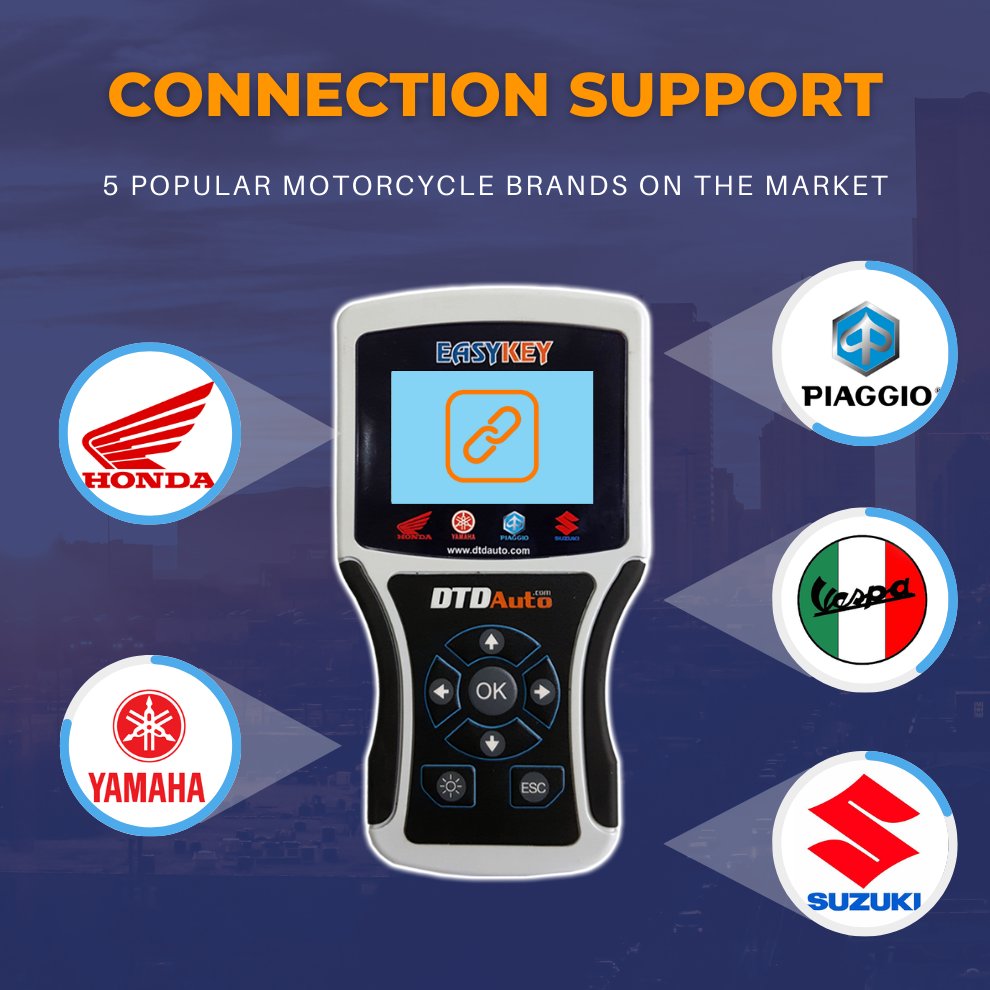 Easykey Handheld tool Motorcycle Key Programmer used for program smart key for YAMAHA TMAX & has ODO-meter advanced function