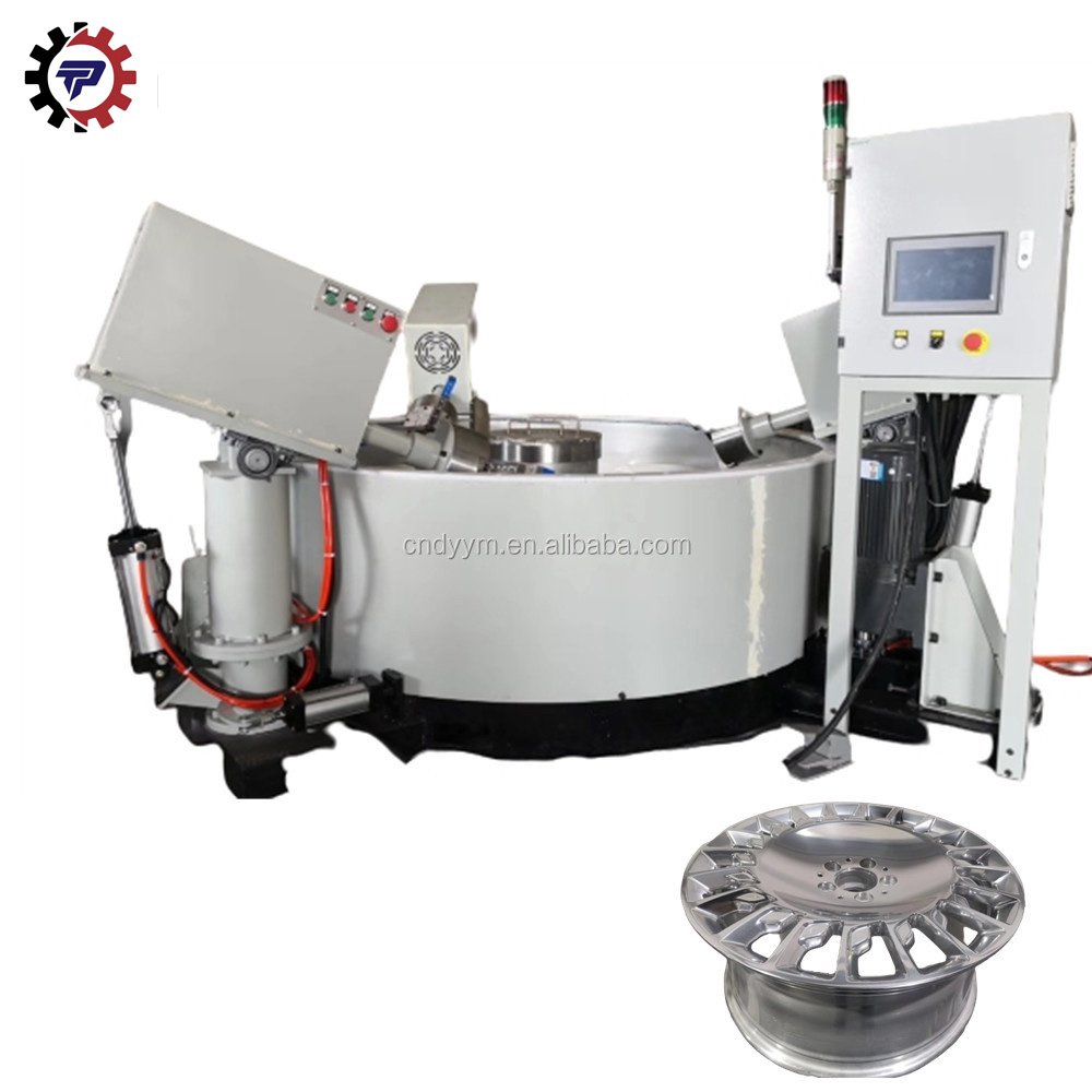 Steel Rim Vibratory Polishing Machine for Motorcycle Wheel and Composite Hub Rim Boss Grinding Metal Polishing Equipment