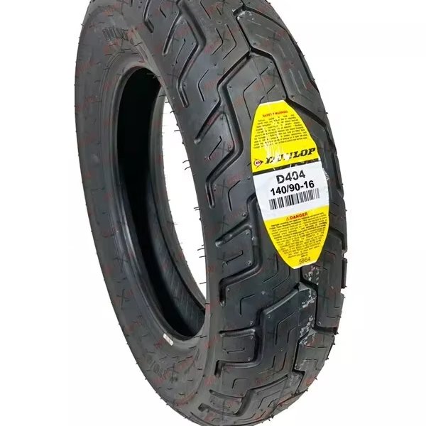Dunlop D404 Rear Motorcycle Tire 140/90-16 Tubeless Tyre Condition Used 45605778