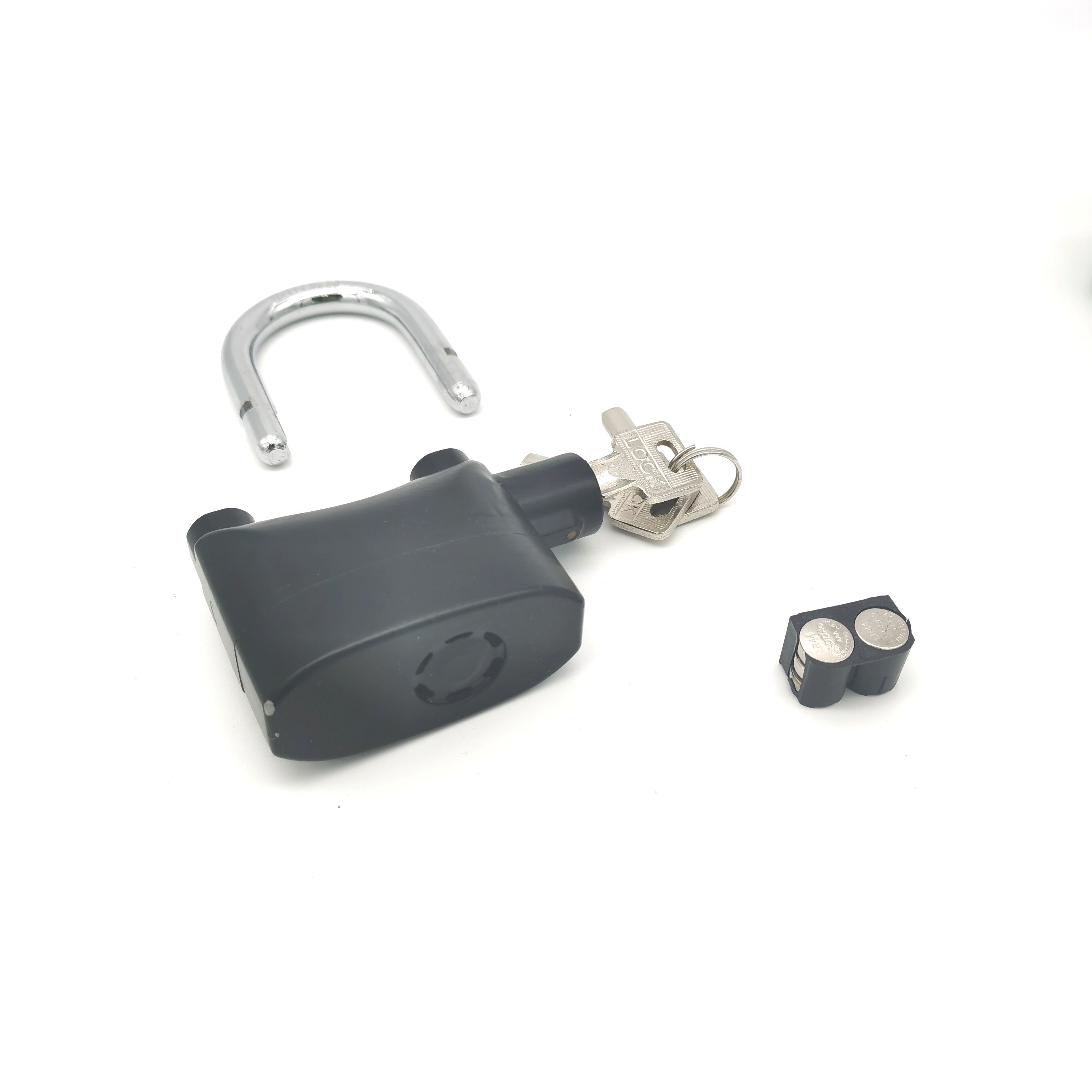 Samhoo New Arrivals Heavy Duty Waterproof Top Security Siren Alarm Motorcycle Bicycle Lock Smart Alarm Padlock