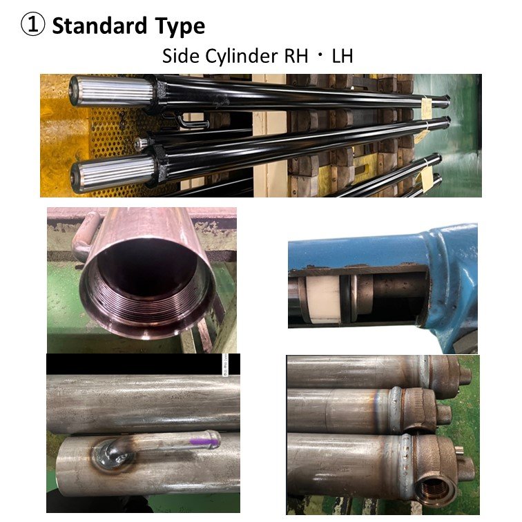 Oil Equipment Machinery Part Electric Single Acting Lift Lifting Mechanism Forklift Rotating Hydraulic Cylinder 50 Ton