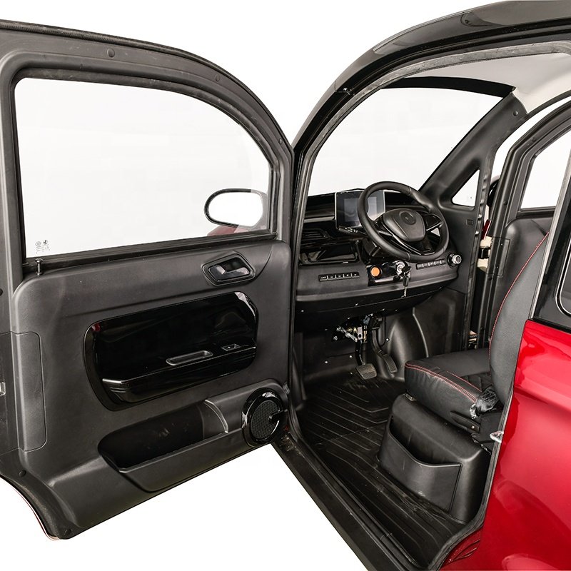 Hot selling electric car factory bottom price eec cars 60V 58ah four wheel mini car for 3 passenger adult with eec