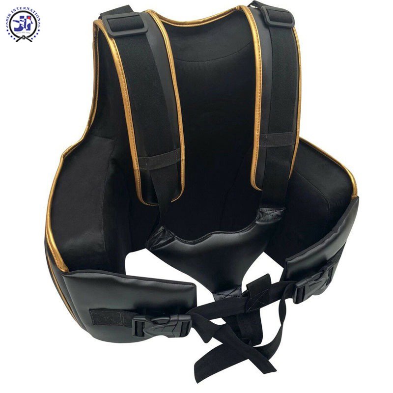 2024 Premium Leather Custom Logo Body Protector Chest Guard Belly Protector MMA Kick Boxing Muay Thai