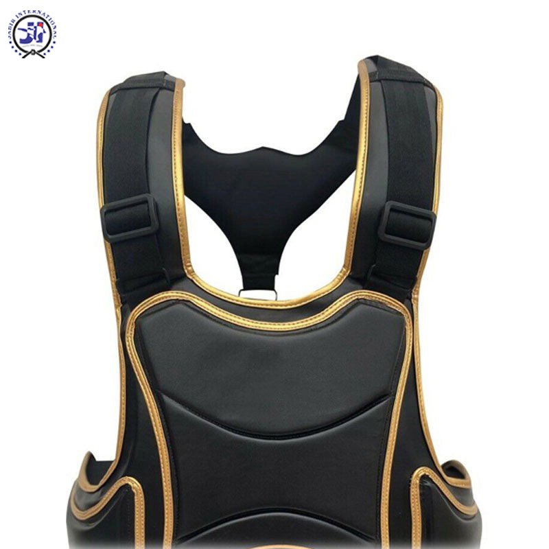 2024 Premium Leather Custom Logo Body Protector Chest Guard Belly Protector MMA Kick Boxing Muay Thai