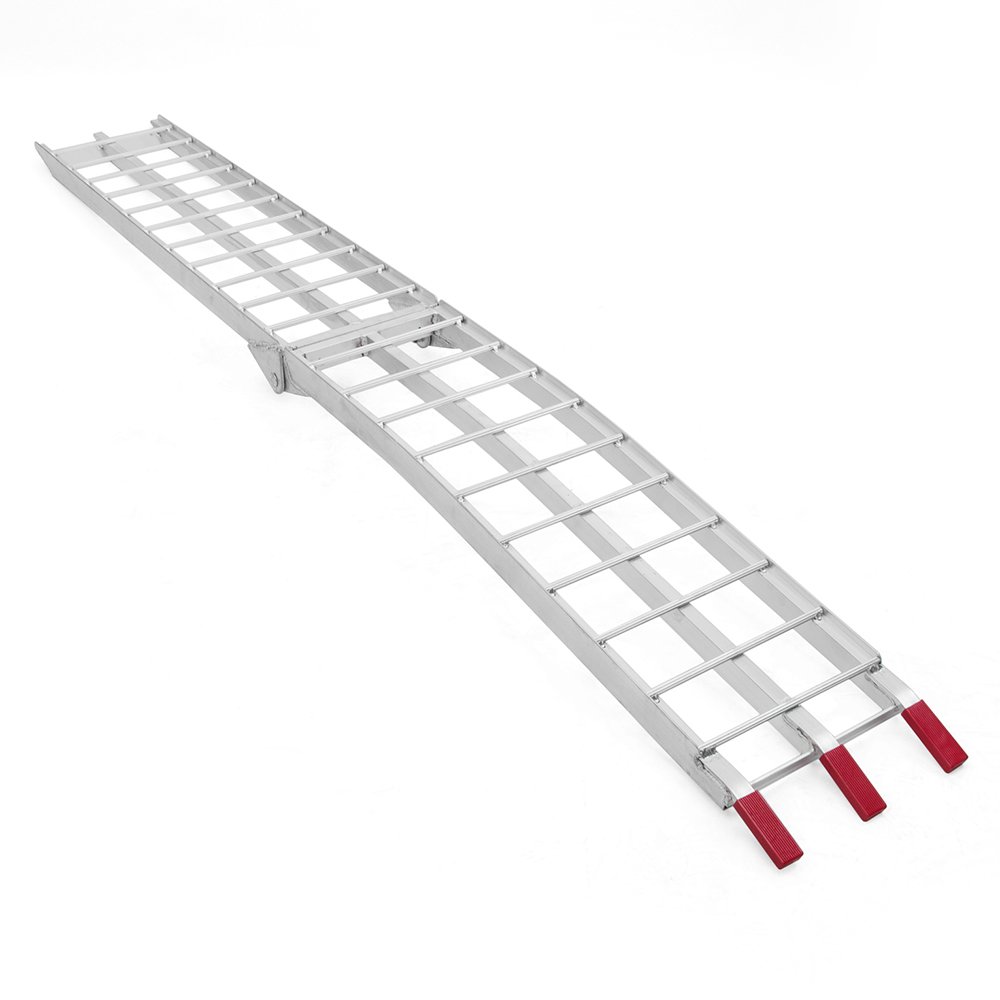 Motorcycle Tools Rampa Para Motos Aluminium Folding Heavy Duty Motorcycle Ramp For ATV Bike MX Motorbike Van Trailer