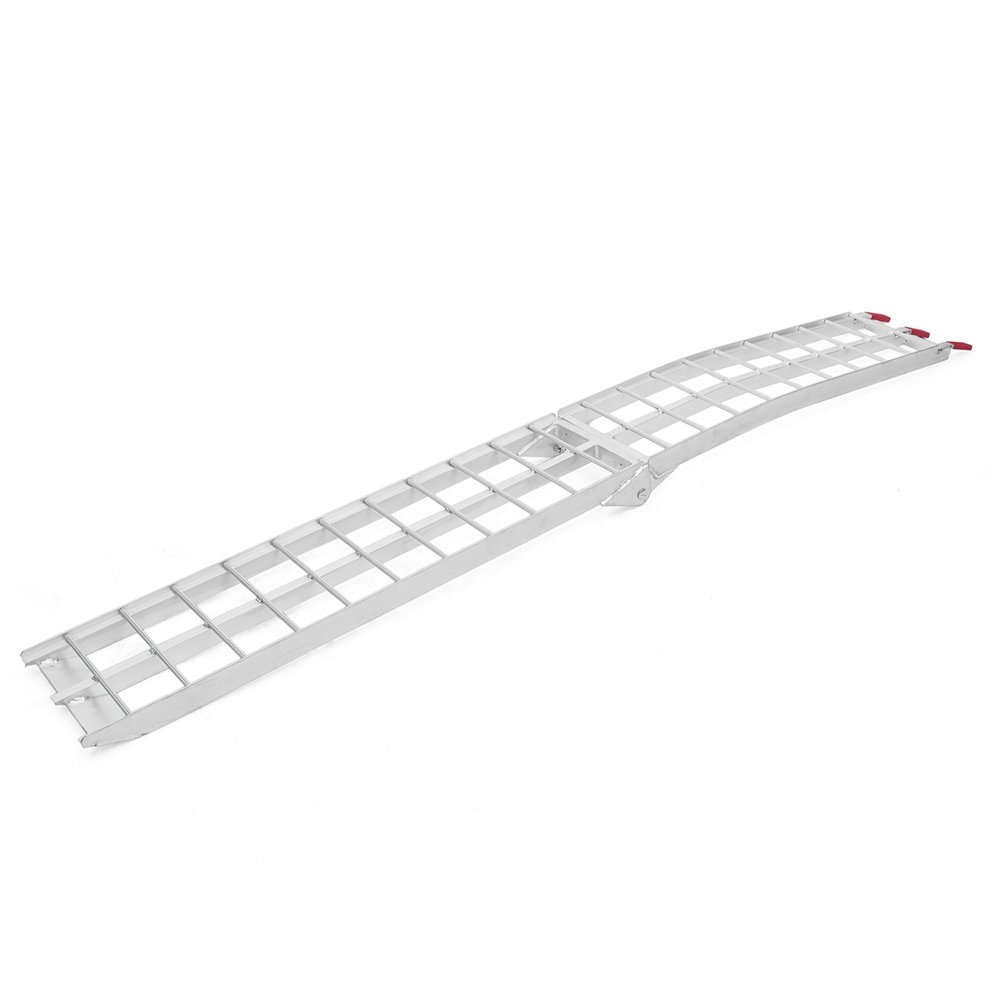 Motorcycle Tools Rampa Para Motos Aluminium Folding Heavy Duty Motorcycle Ramp For ATV Bike MX Motorbike Van Trailer