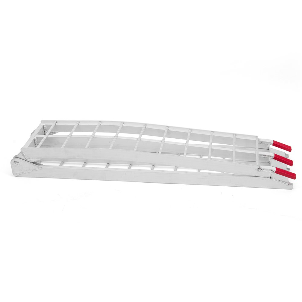 Motorcycle Tools Rampa Para Motos Aluminium Folding Heavy Duty Motorcycle Ramp For ATV Bike MX Motorbike Van Trailer