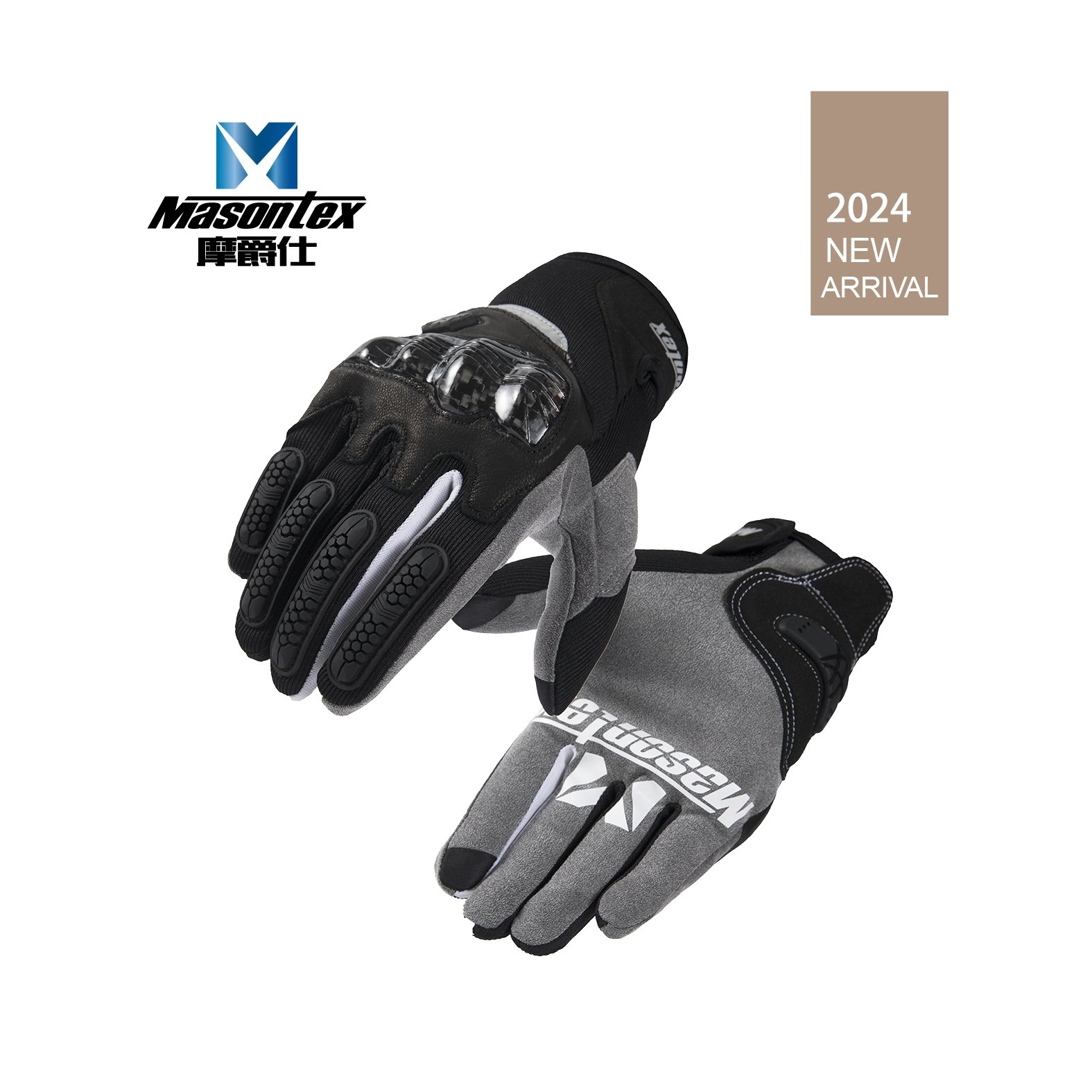 Special Design Widely Used Multi-Pocket Design Fingertip Wear Motorcycle Gloves For Rainy Days