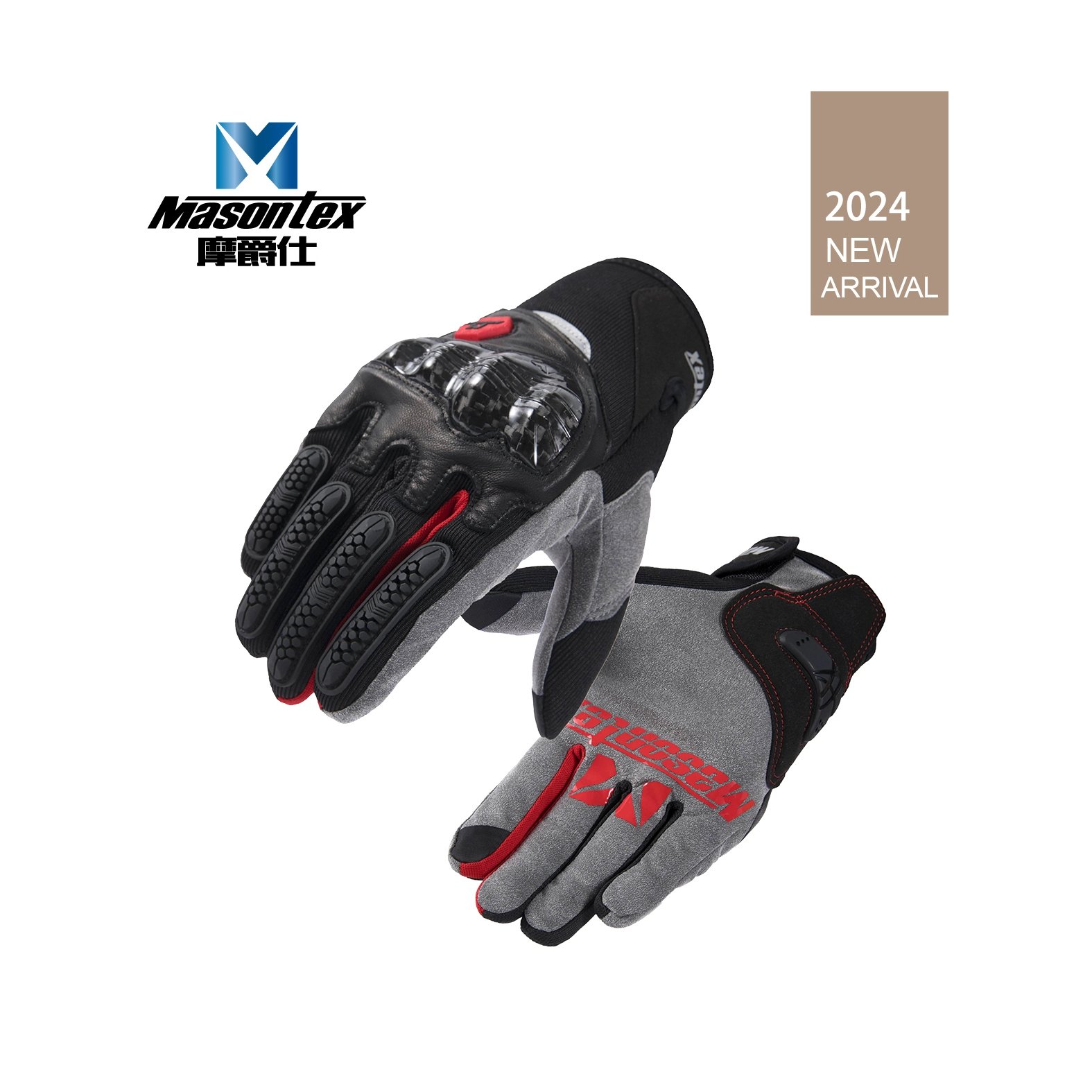 Special Design Widely Used Multi-Pocket Design Fingertip Wear Motorcycle Gloves For Rainy Days