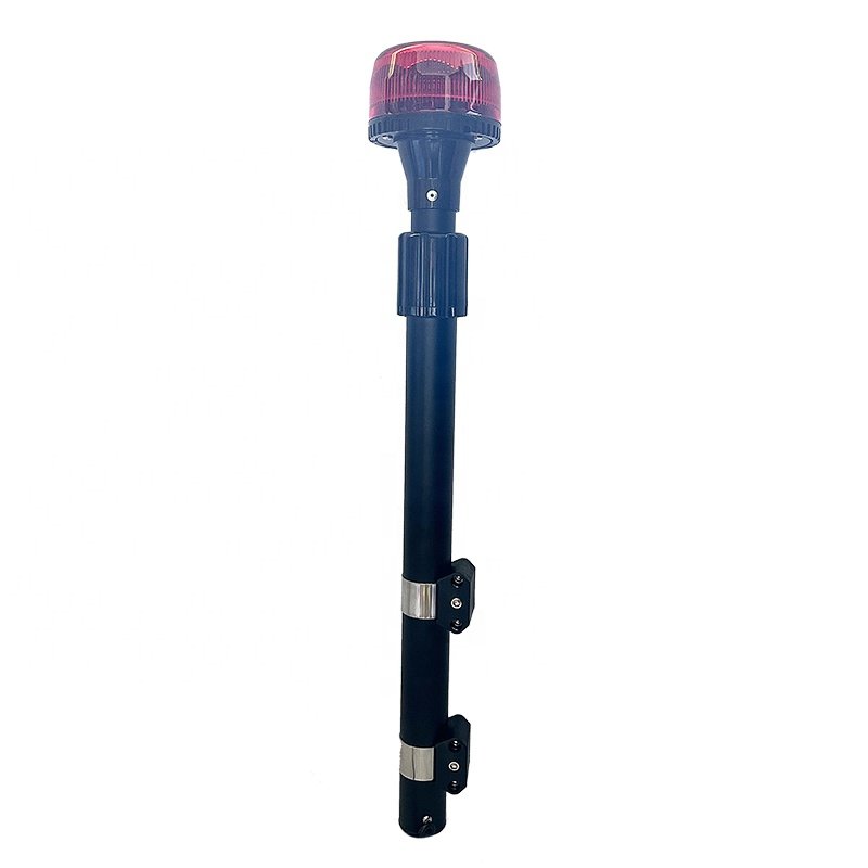 motorcycle rear pole light green emergency used motorcycle led warning light telescopic patrol emergency motorcycle lights