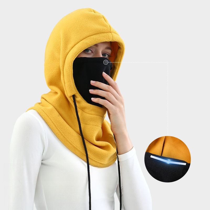 Winter Thermal Fleece Full Cover Up Mask Hat Motorcycle Neck Warmer Tie Dye Outdoor Sports Hooded Ski Face Mask Hiking Balaclava