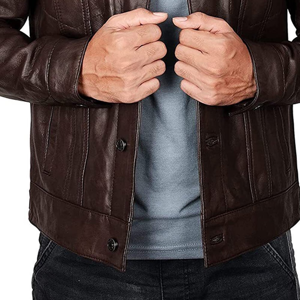 Best Selling motorcycle clothing PU leather jacket for men 2025 New Style Light Weight Windproof Men Leather Jacket OEM Service