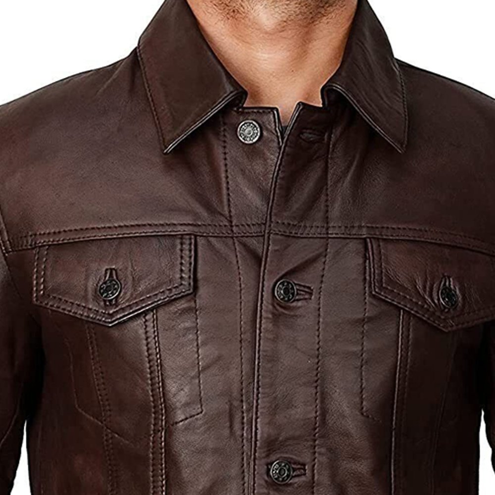 Best Selling motorcycle clothing PU leather jacket for men 2025 New Style Light Weight Windproof Men Leather Jacket OEM Service