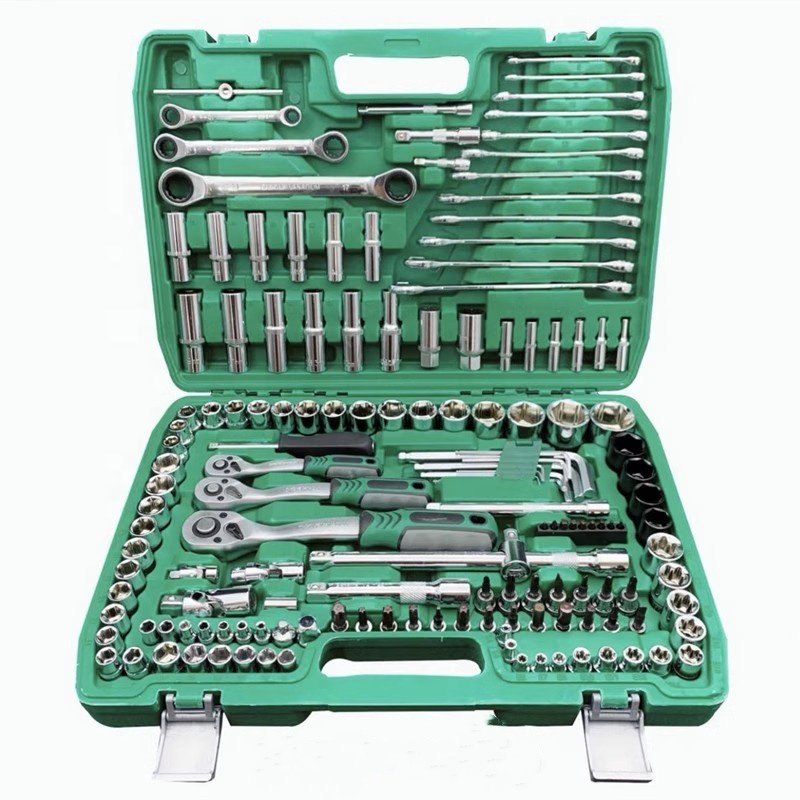 216pcs Common Rai Injector Repair Precision Ratchet Wrench Sleeve Universal Joint Hardware Tool Kit Auto Motorcycle