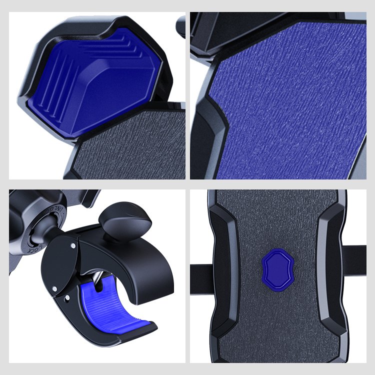 New Design One Touch Cradle Mobile Holders Hot Selling Motorcycle Bike Handlebar Cellphone Mount Phone Holder for Bicycle