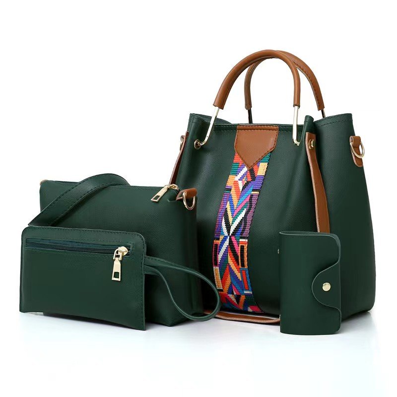 2024 New Crossbody Bag Joker Four-piece sub-and-mother storage bag large-capacity trend one-shoulder bag cute beauty girls