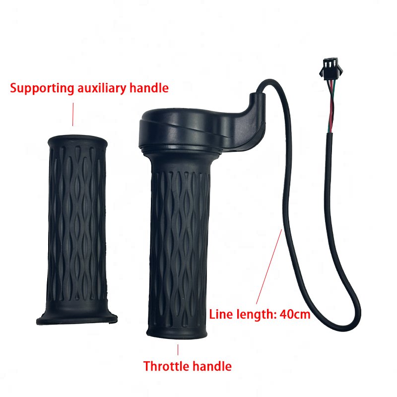 High Quality Manufacturer Cable Throttle and Grip for E-Rickshaw Electric Bike Scooter and EBike conversion kit