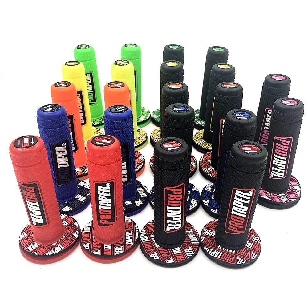 7/8" Motorcycle Hand Grips Oil for Dirt Bike ATV Pit Bike Used Rubber Bar End Thruster Grip Handlebar Grips Throttle Motorcycle