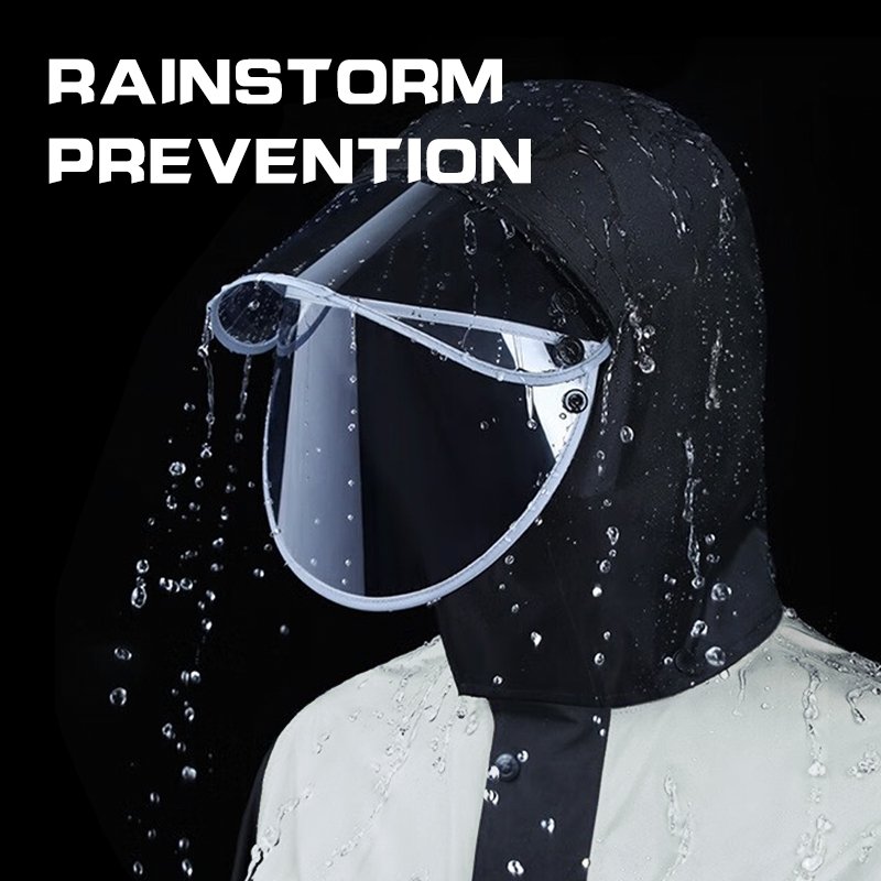 Motorcycle and Bicycle Travel Raincoats Full Body Split Rain Pants Waterproof Raincoat Coat