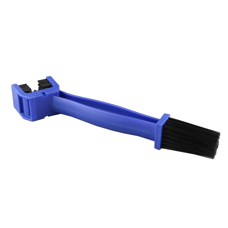 Motorcycle Chain Crankset Brush Bicycle Chain Washer Cleaner Tool in Black Red Blue Color