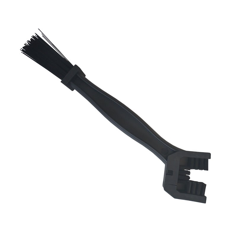 Motorcycle Chain Crankset Brush Bicycle Chain Washer Cleaner Tool in Black Red Blue Color