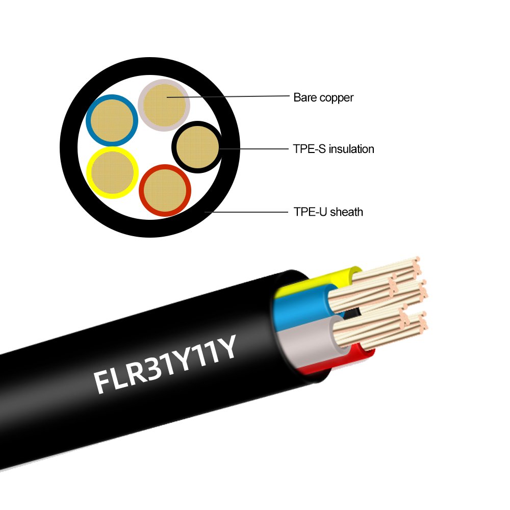 Factory Direct Sale FLR31Y11Y 2*0.5mm2 Professional pure copper Auto Wire for motor vehicles