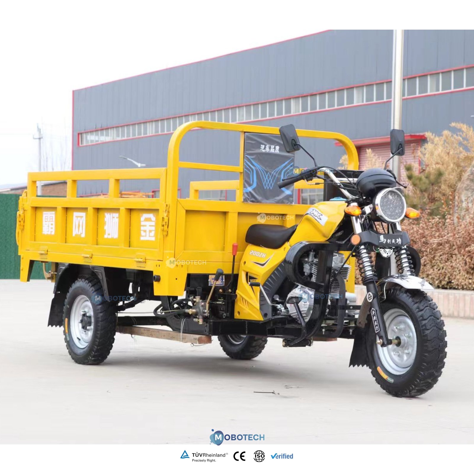 Three-wheeled motorcycle gasoline tricycle power agricultural vehicle freight household dump truck customizable five wheels