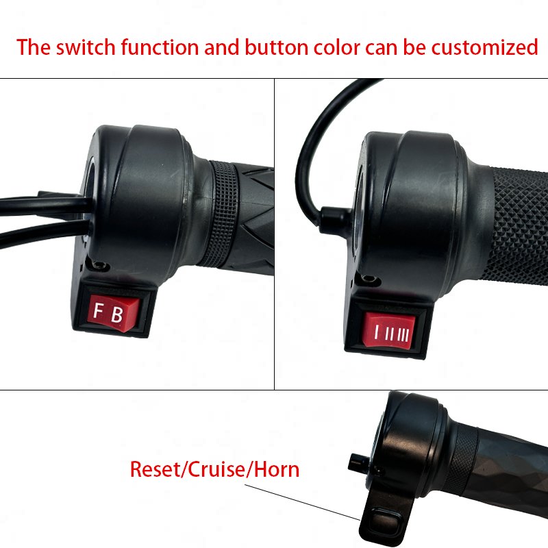 2024 High quality E-bike scooter electric motorcycle Push switch Half full Twist Throttle bicycle accessories