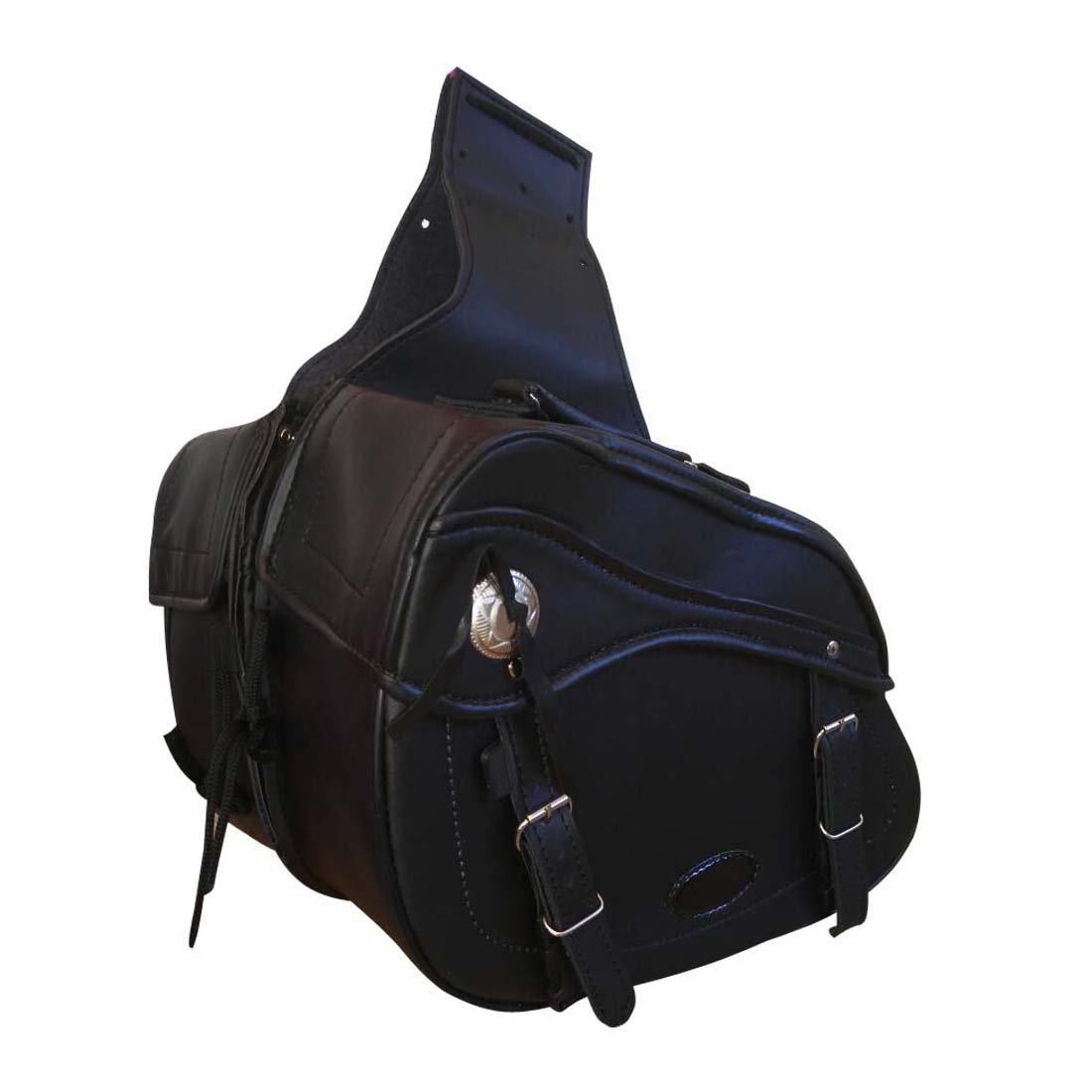 Waterproof Motorcycle Leather Saddle Bag Motorcycle Tool Pouch Saddle Leather Bag Custom Motorbike Saddle Bag