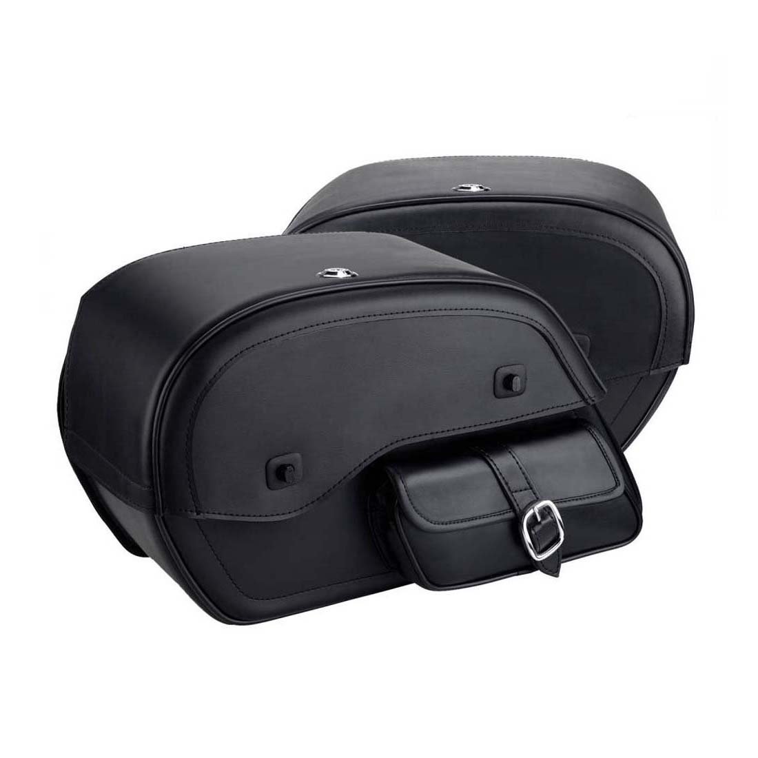 Waterproof Motorcycle Leather Saddle Bag Motorcycle Tool Pouch Saddle Leather Bag Custom Motorbike Saddle Bag