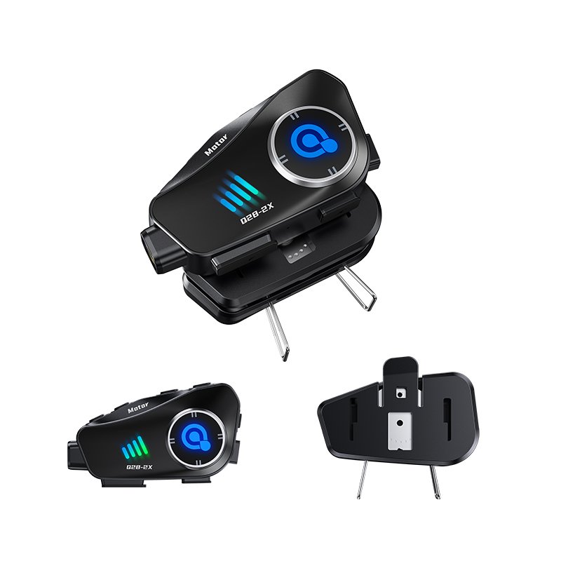 Q28 2X New Design HD1080P Waterproof IPX6 Bluetooth WiFi APP Helmet Intercom Video Recorder 2Way 500M Motor Use Used Condition