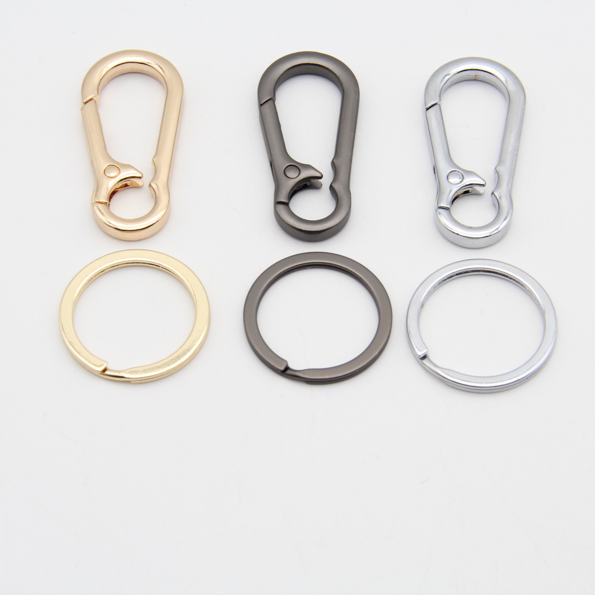 Simple men's waist hanging jewelry key chain pendant creative key link car chain ring ring pendant wholesale