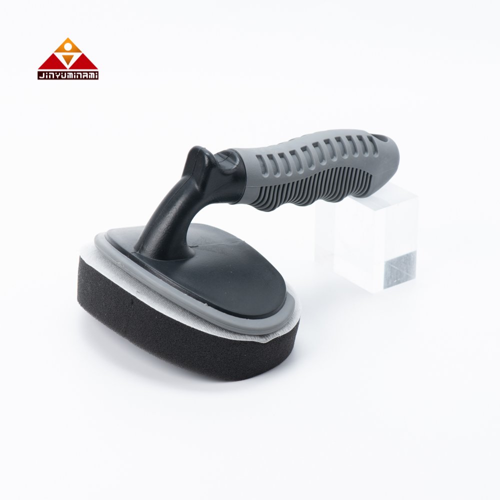 JYM-0133 tire waxer, tire brush, tire reflective brush, Tire applicator padreusable and cleanable, used for waxing tire details