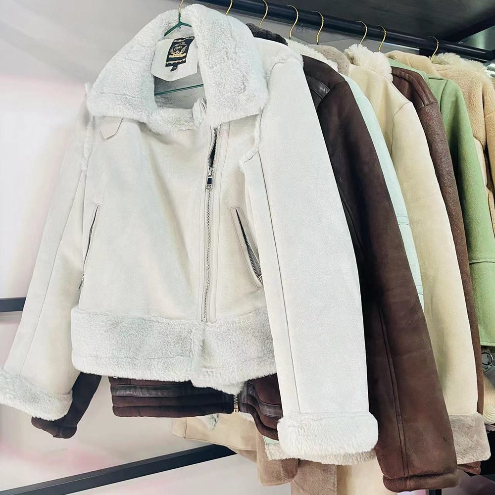 Lamb wool coat for women short 2024 used autumn and winter everything with Korean version of loose cotton thick lamb wool