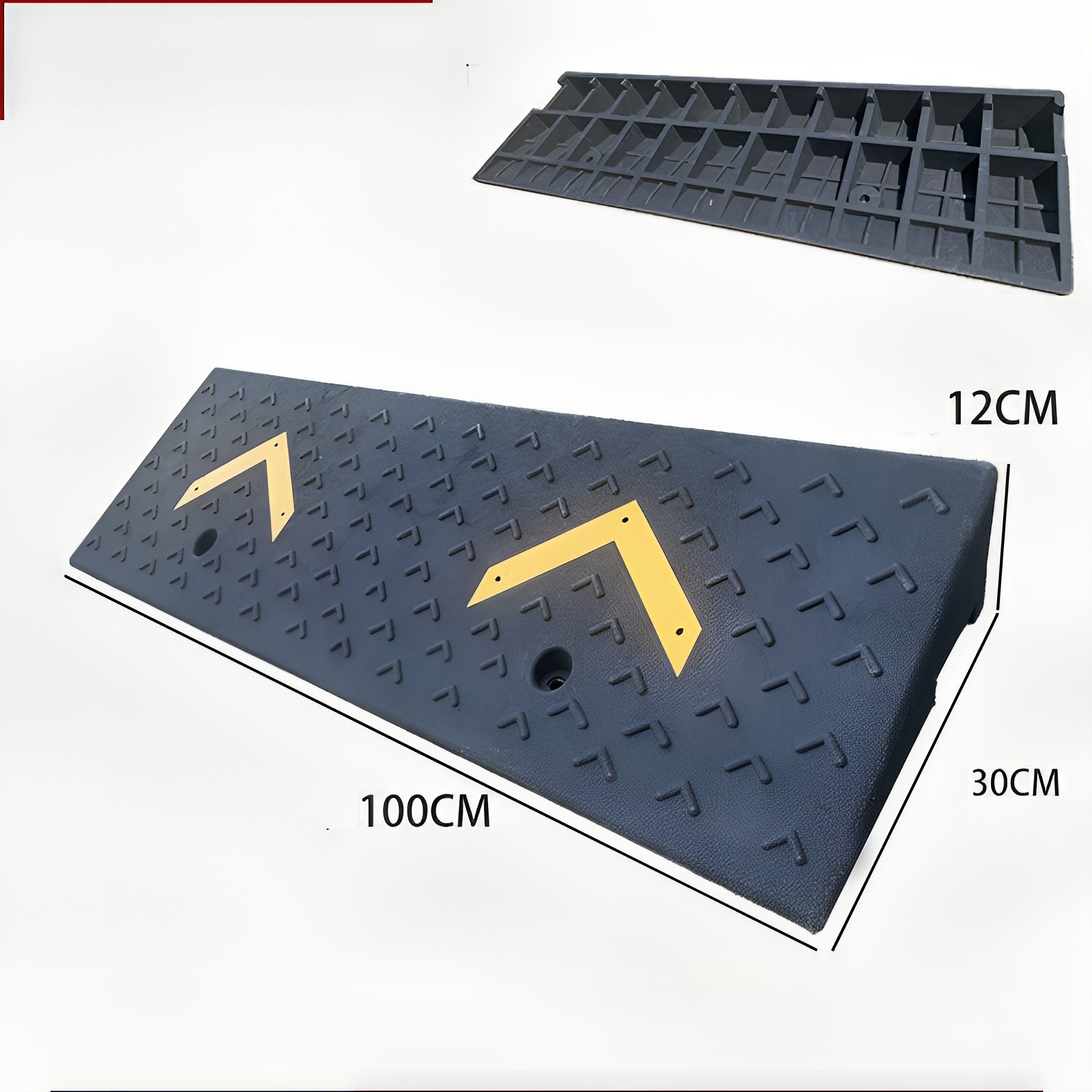 Plastic Heavy Duty Portable Race Garage Car Vehicle Auto Service Ramps Lift Car Ramp Lift for Oil Changes with arrow direction
