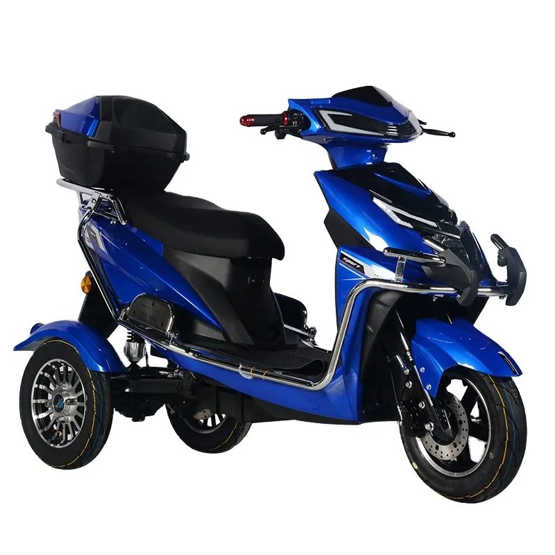 Used Speed Electric Scooter 60V 20AH 1000w 1500w 2000w CKD Electric Motorcycle With pedals Disc Brake