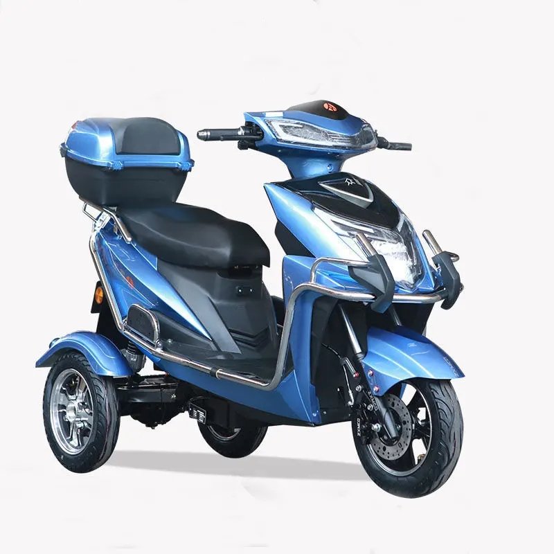 Used Speed Electric Scooter 60V 20AH 1000w 1500w 2000w CKD Electric Motorcycle With pedals Disc Brake